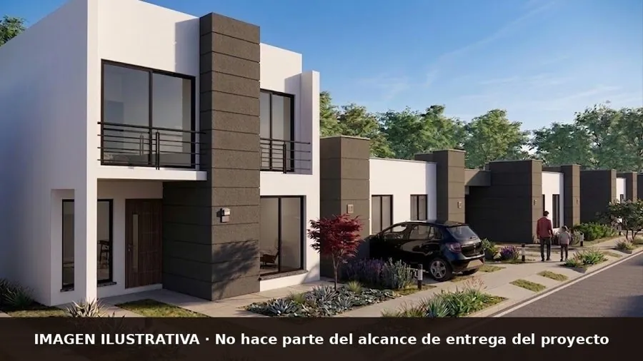 Posibilidad de ampliación a segundo piso, imagen ilustrativa